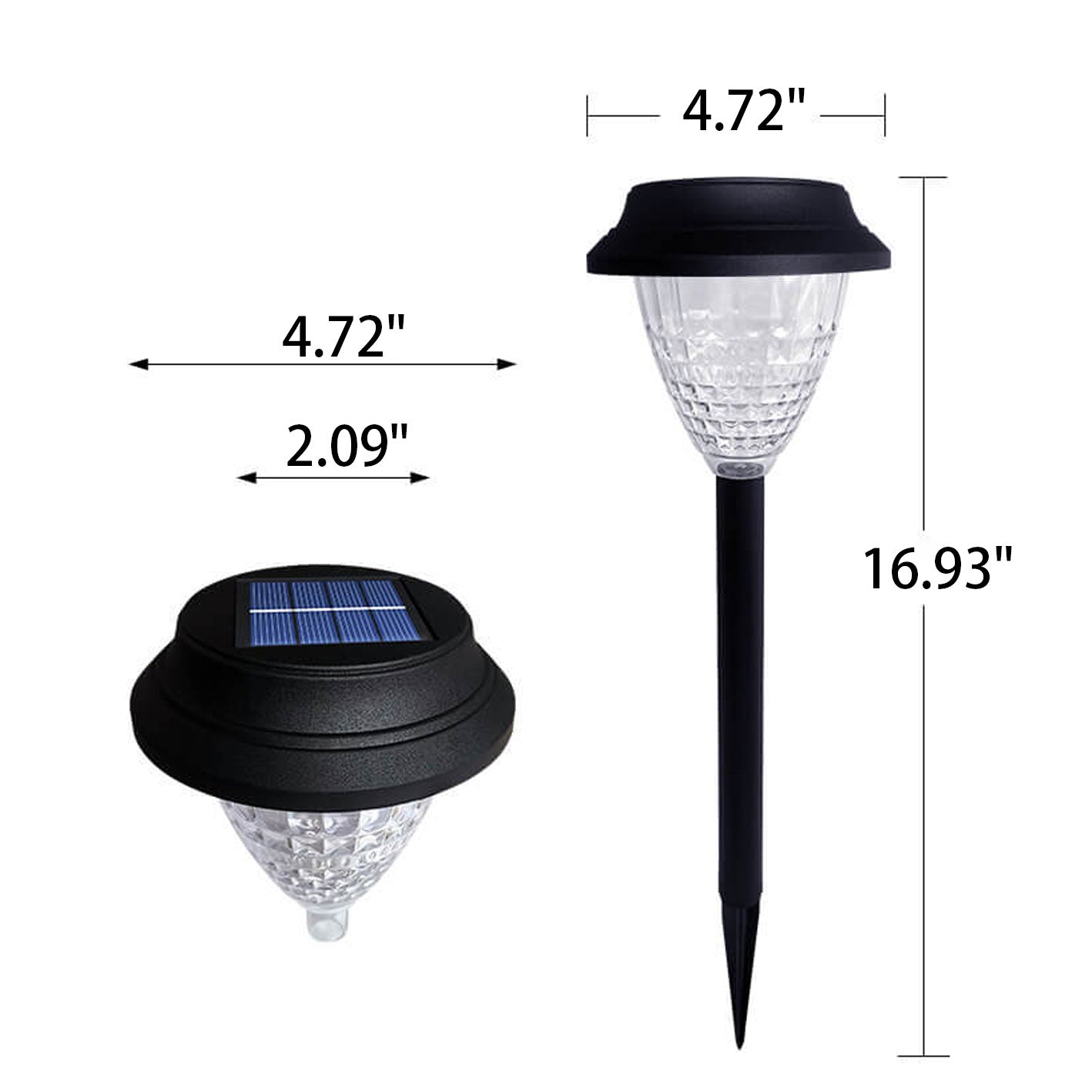 Avelena | Solar wasserdicht kreisförmig divergente Licht Schatten Design LED Außen Garten Dekorationslicht