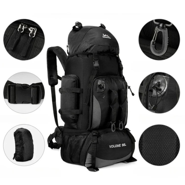 Avelena | 90L wasserdichter Wanderrucksack - ultraleichter Reisepack für Outdoor-Abenteuer & Camping