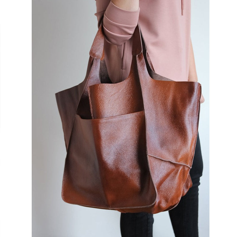 Avelena | Übergroße Weekender-Handtaschen Aus Leder