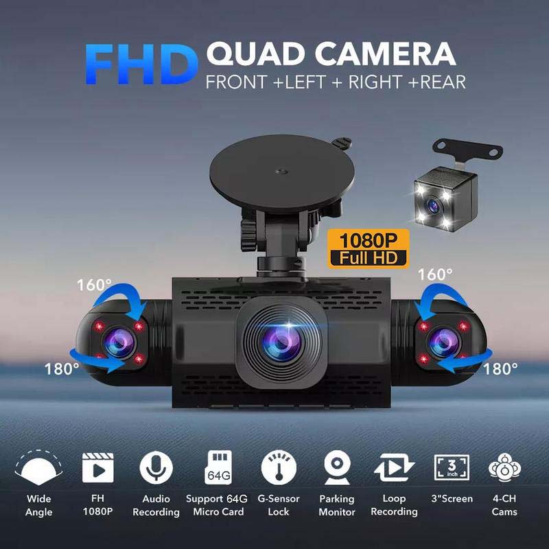 Avelena | 4-Kanal FHD Dash Cam