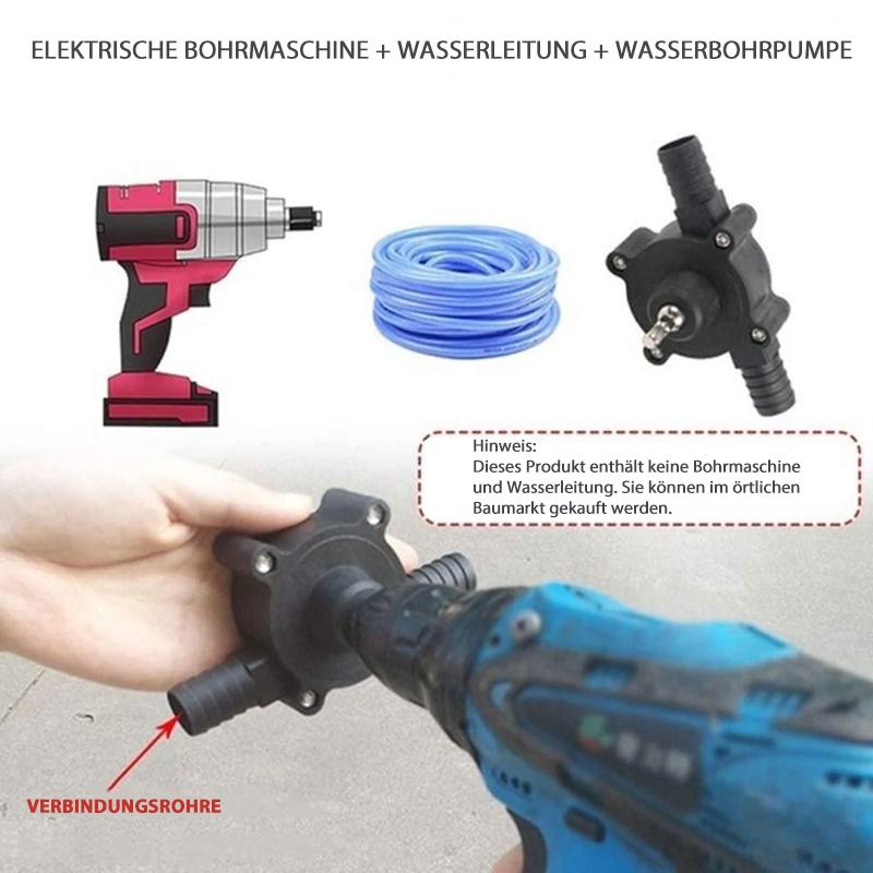 Avelena | Selbstansaugende Wassertransferpumpe mit Handbohrantrieb