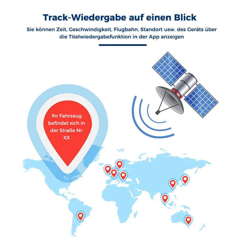 Avelena | Anti-verlorener GPS-Tracker, starke magnetische Fahrzeugverfolgung