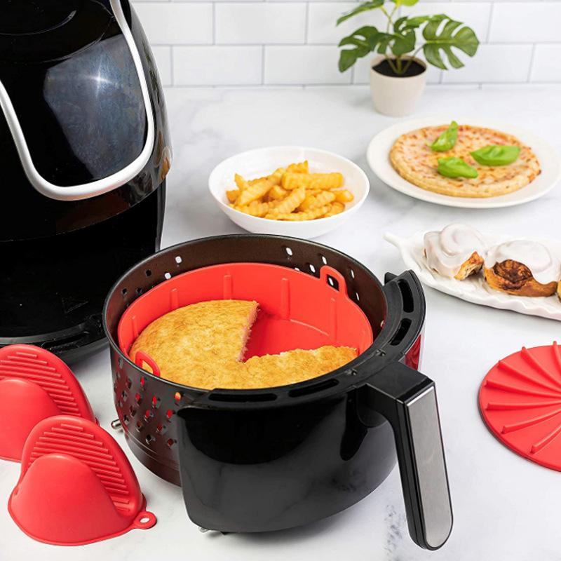 Avelena | Air Fryer Tablett Einfach zu reinigen Antihaft-Backgeschirr