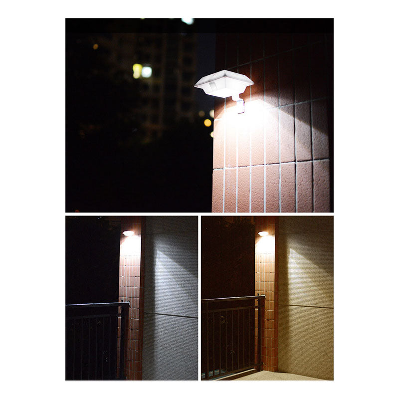 Avelena | Solar UFO Form Design Zaunlicht LED Außen Wandlampe