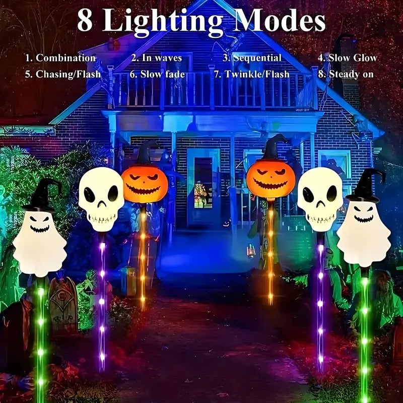 Avelena | 6 in 1 Halloween Solar Gartenlichter