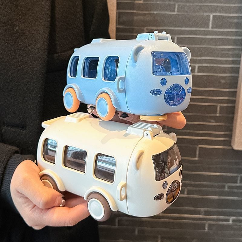 Avelena | Tragbecher in Busform mit Trageriemen (500 ml)