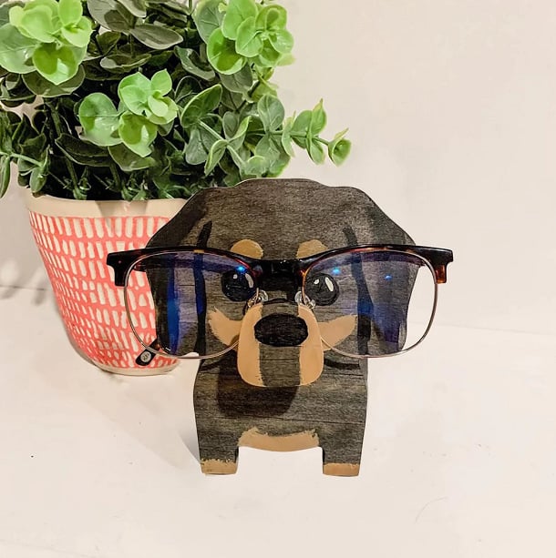 Avelena | 🦉Holzbrillenständer mit Tieren👓