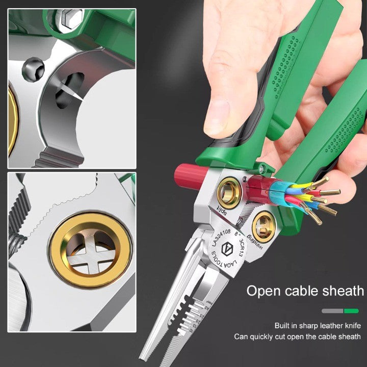 Avelena | 8in1 Elektriker Multi-Tool Kabelabisolierzange