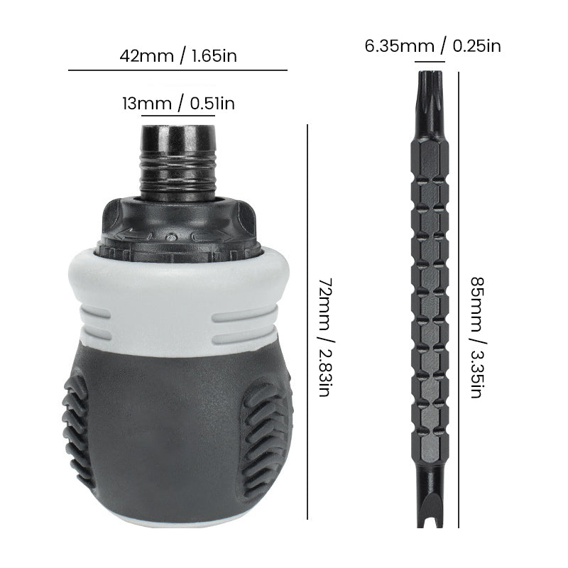 Avelena | 13 In 1 Mini Ratschen-Schraubendreher Set