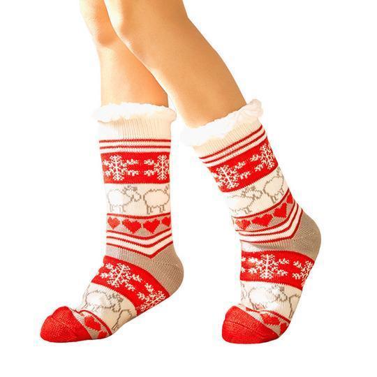 Avelena | Ultra-Plüsch Weiche Rutschfeste Socken, 1 Paar