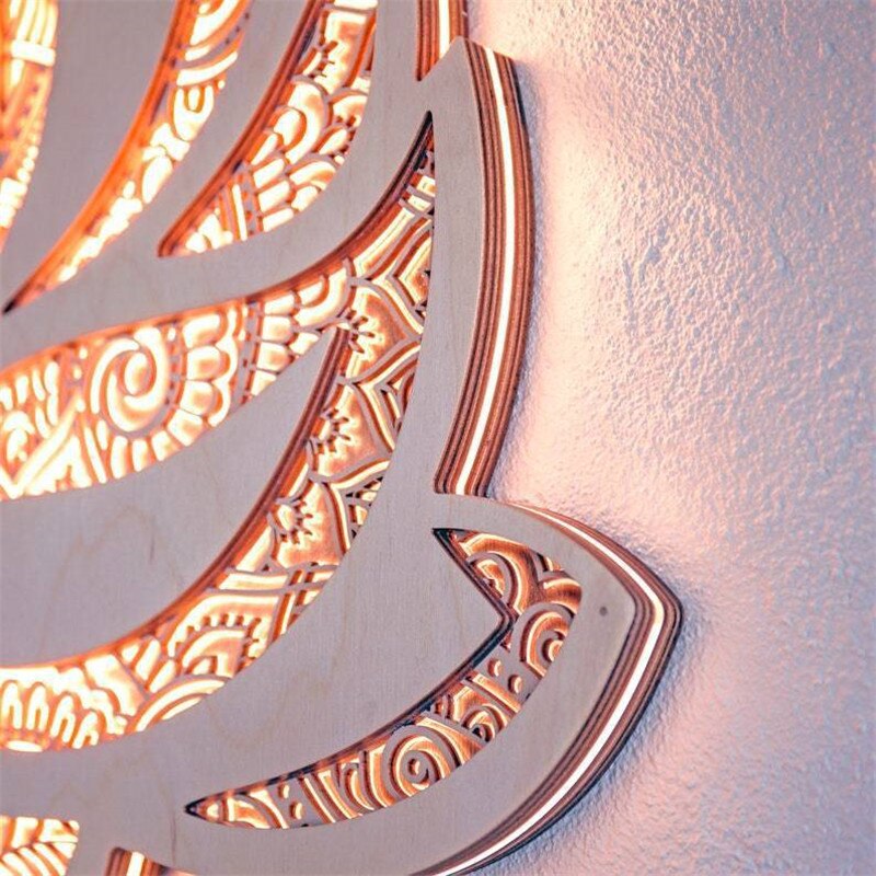 Avelena | Spirituelle Lotus Wandleuchte