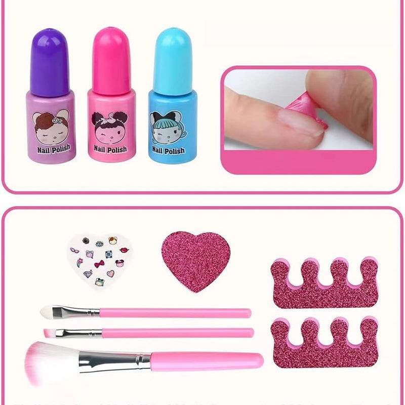 Avelena | Waschbares Make-up-Schönheitsset für Kinder