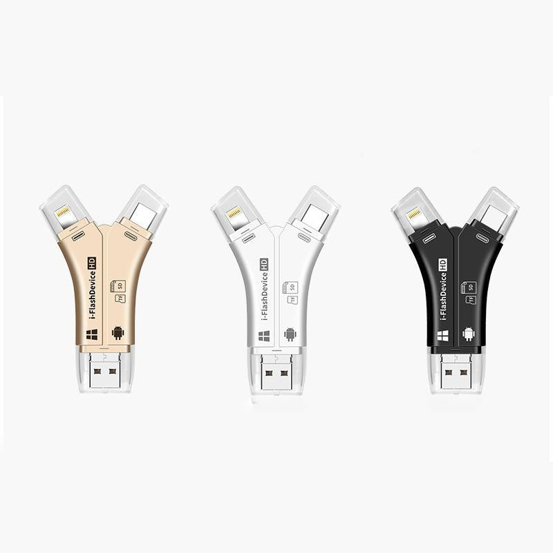 Avelena | 4-in-1 iFlash Drive Kartenleser