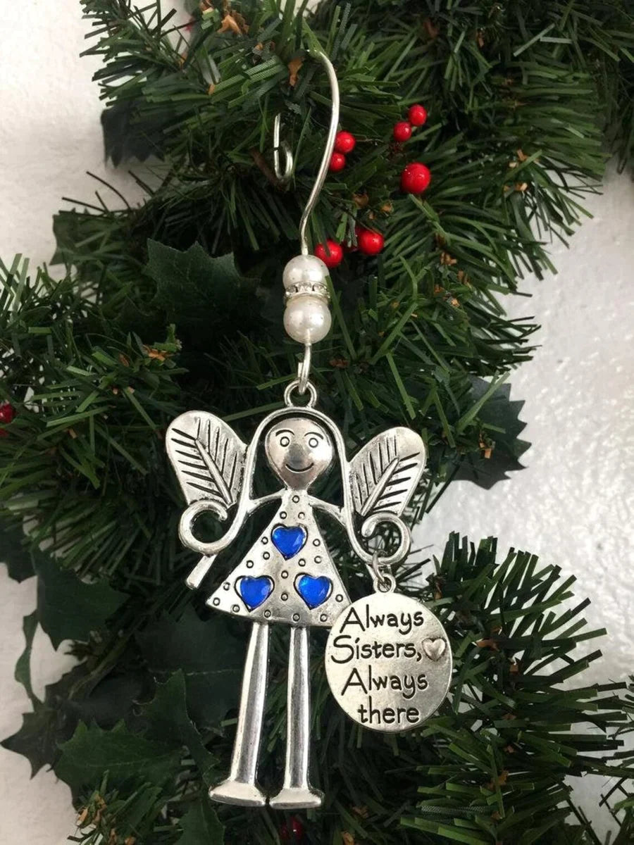 Avelena | Verrückte schöne Freunde für immer - Engel Ornament Weihnachtsgeschenk