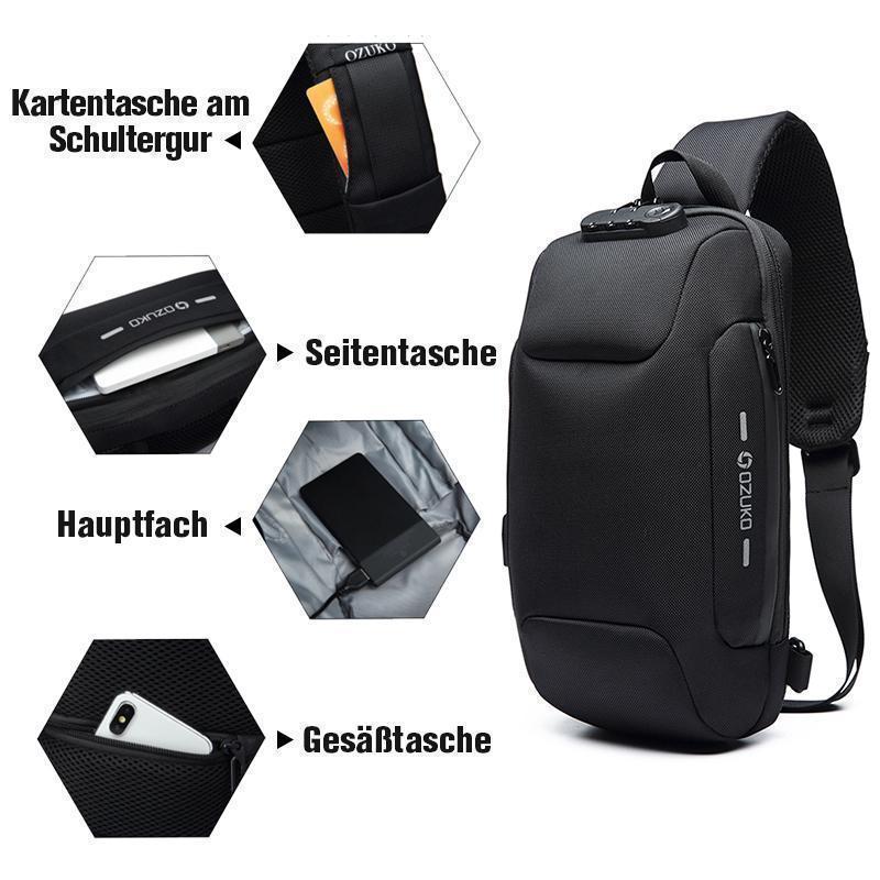 Avelena | Anti-Diebstahl-Rucksack Mit 3-stelligem Schloss