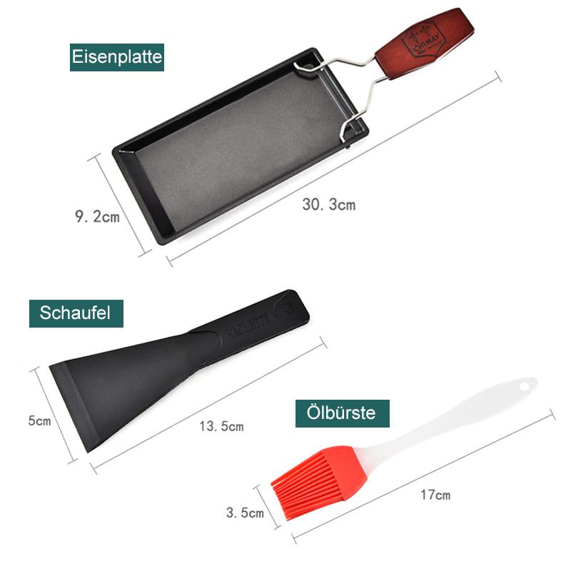 Avelena | Antihaft-Käse-Raclette-Grillplatte