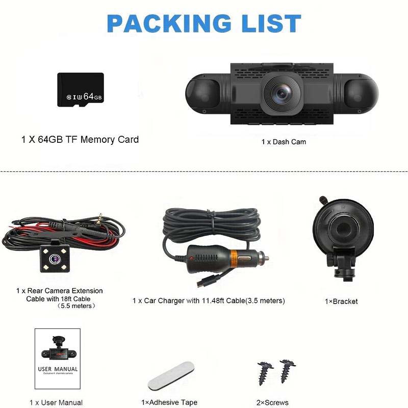 Avelena | 4-Kanal FHD Dash Cam