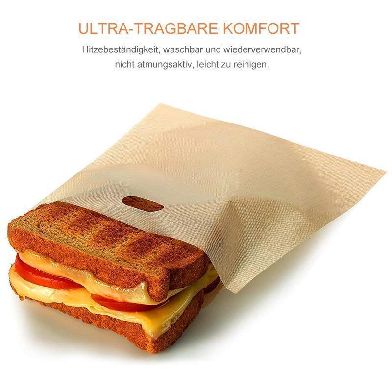 Avelena | Wiederverwendbare antihafte Toastabags, 5 Stücke