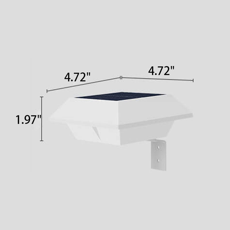 Avelena | Solar UFO Form Design Zaunlicht LED Außen Wandlampe