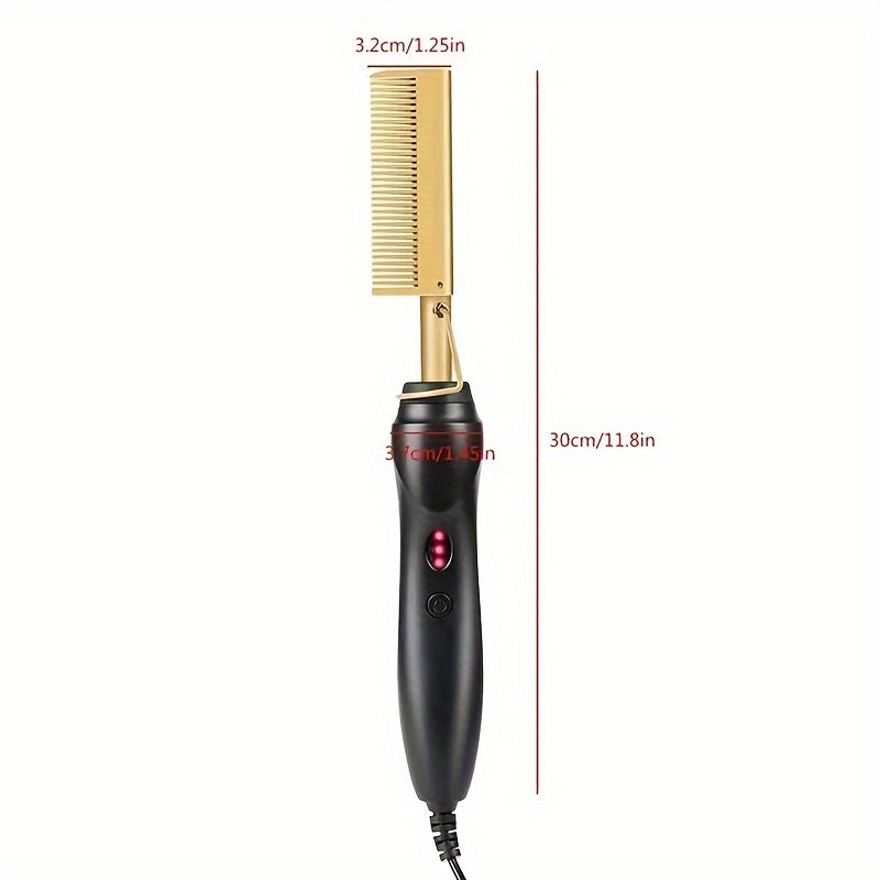 Avelena | WaveLine | Schnell erhitzender Glatt- und Lockenkamm für alle Haartypen