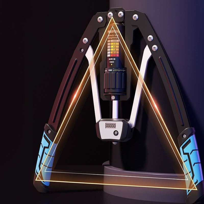 Avelena | Verstellbarer hydraulischer Armkrafttrainer (mit LED-Zählwerk)