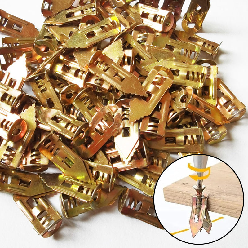 Avelena | Trockenbau-Erweiterungsanker + hochfeste Zinkscrews Kit (Packung mit 100)