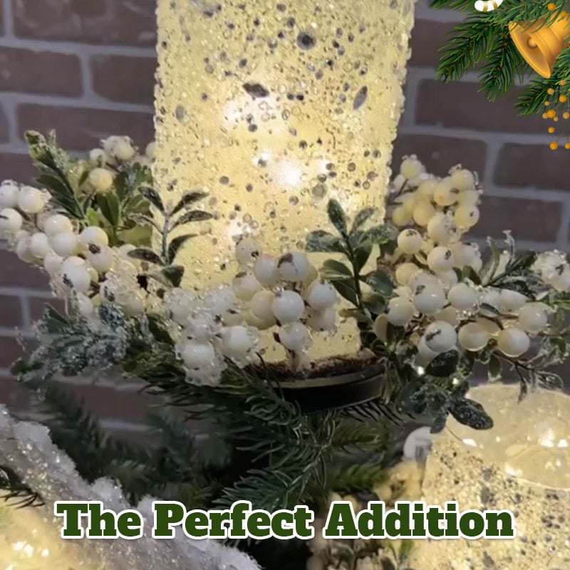 Avelena | Weihnachtsbaum Topper Regal | 3-stufig | Schwarz | Metall