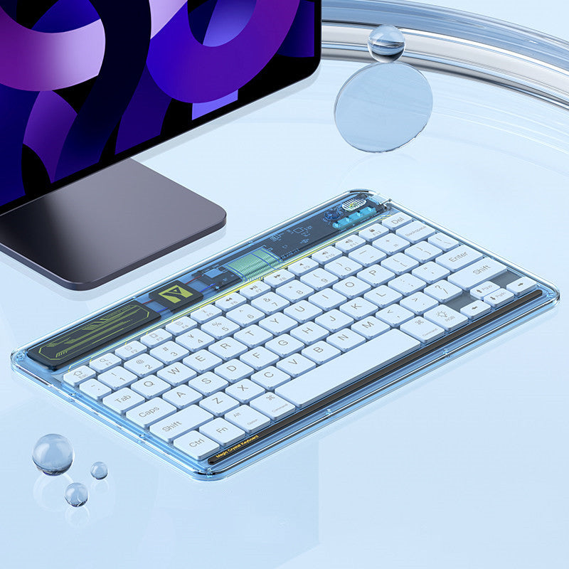 Avelena | Transparent Wireless Bluetooth-Tastatur