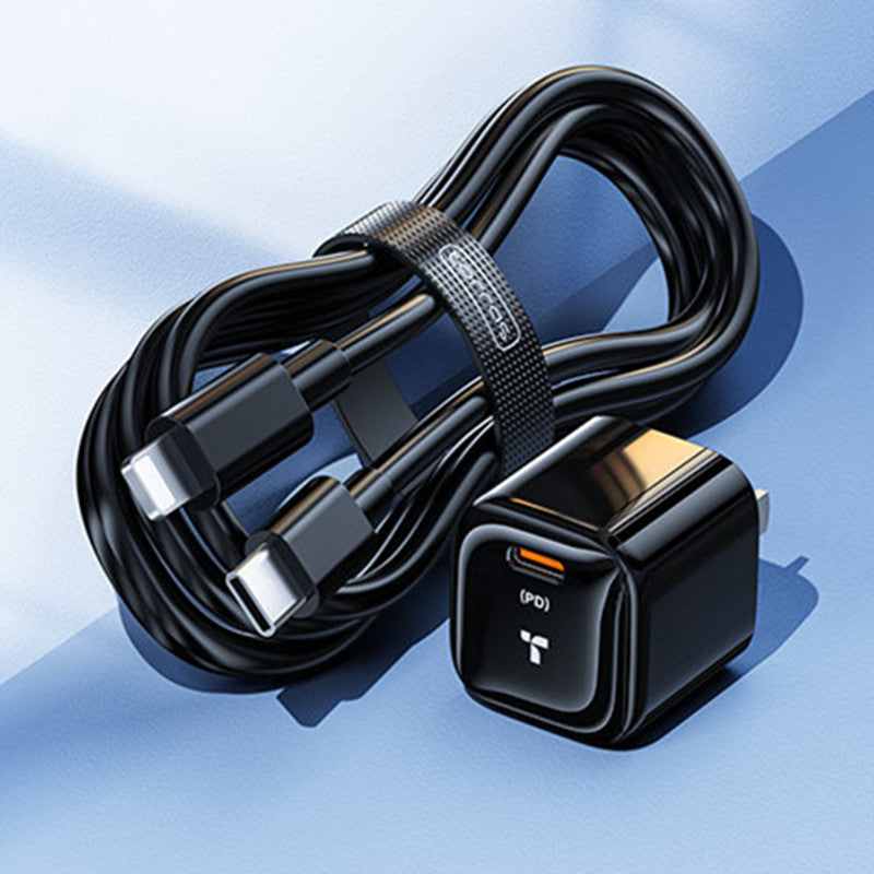 Avelena | Tragbares USB-C PD Wandladegerät, mit Schnelllade-Chip, für Telefon, Tablet, Kopfhörer & mehr