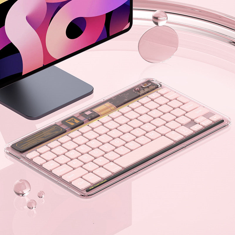 Avelena | Transparent Wireless Bluetooth-Tastatur