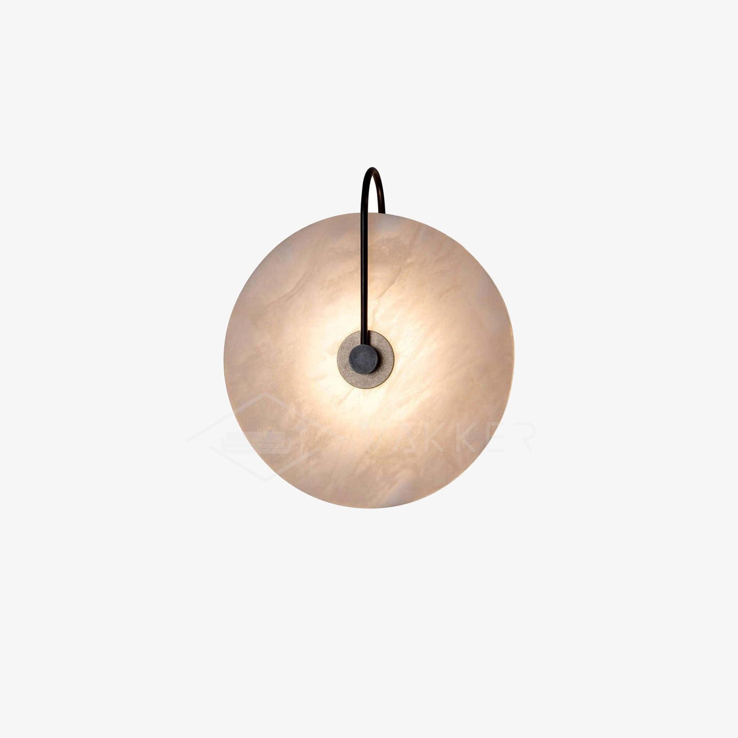 Avelena | Weiße Alabaster-Wandlampe