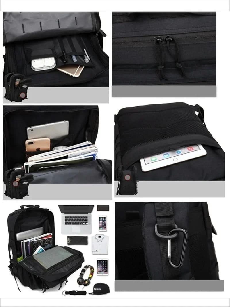 Avelena | Taktischer 50 L Rucksack mit Laptopfach & Diebstahlschutz