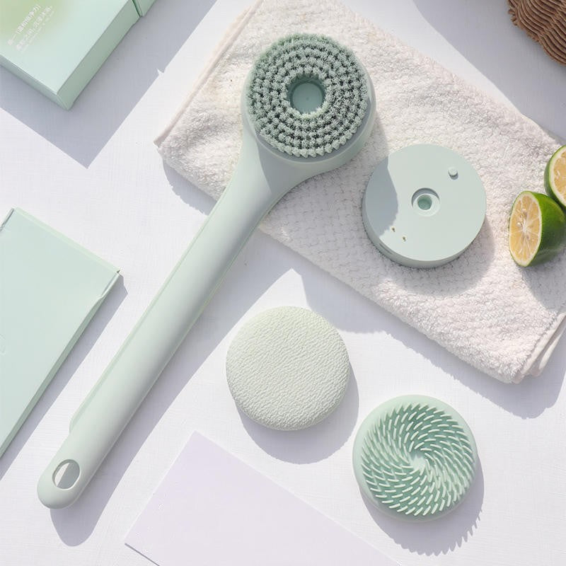 Avelena | Elektrische Massage-Duschbürste - Faules Baden Peeling-Werkzeug