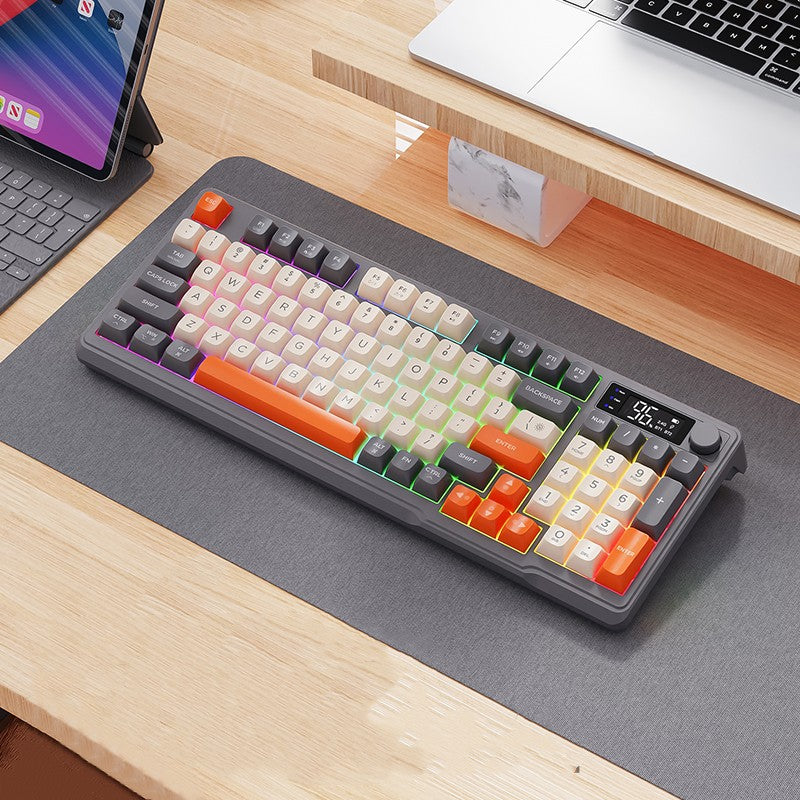 Avelena | Wiederaufladbare Silent Dual Mode Bluetooth Drahtlose Tastatur