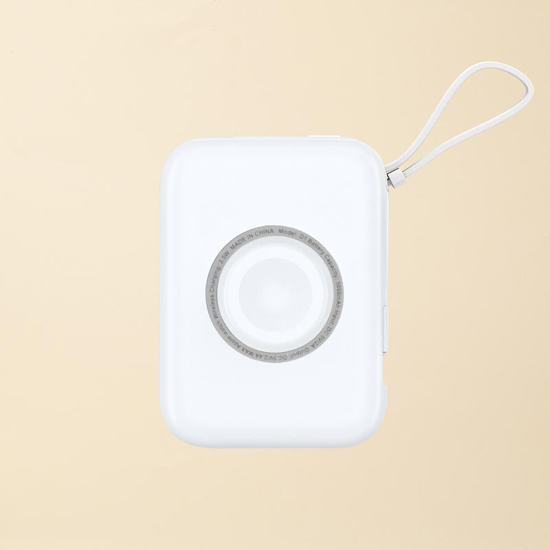 Avelena | Tragbare Smartphone-Uhr 2-in-1 mit integriertem Datenkabel und Powerbank