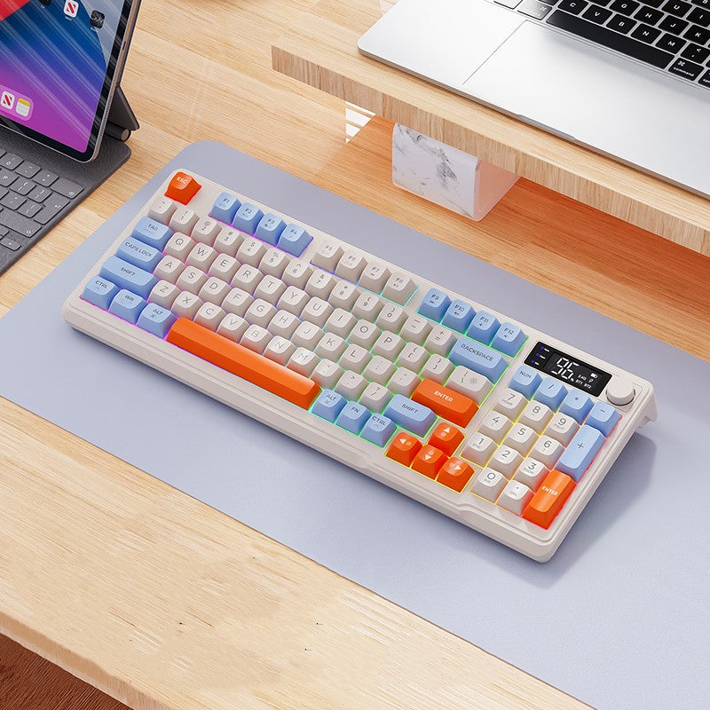 Avelena | Wiederaufladbare Silent Dual Mode Bluetooth Drahtlose Tastatur