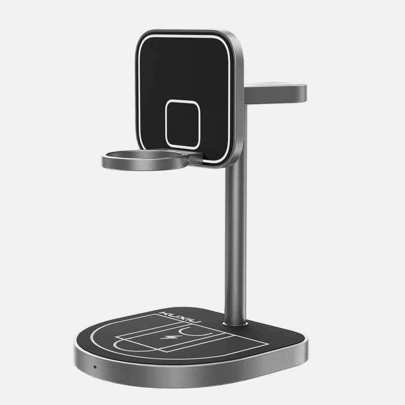 Avelena | 3-in-1 Basketball-Stil Magnetischer Kabelloser Ladegerät