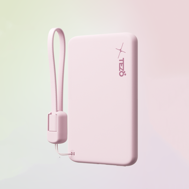 Avelena | Ultra-Dünne Farbige Magnetische Lade-Powerbank Mit Eingebautem Lanyard