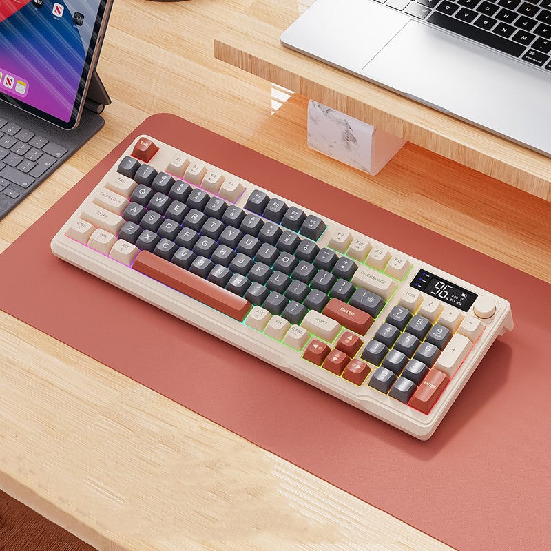 Avelena | Wiederaufladbare Silent Dual Mode Bluetooth Drahtlose Tastatur