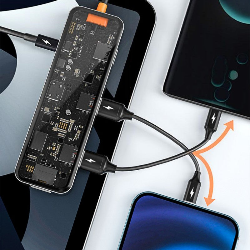 Avelena | Acht-in-Eins Multi-Interface Transparent Erweiterungsdock