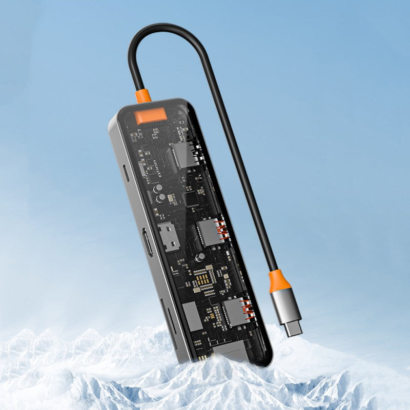 Avelena | Acht-in-Eins Multi-Interface Transparent Erweiterungsdock