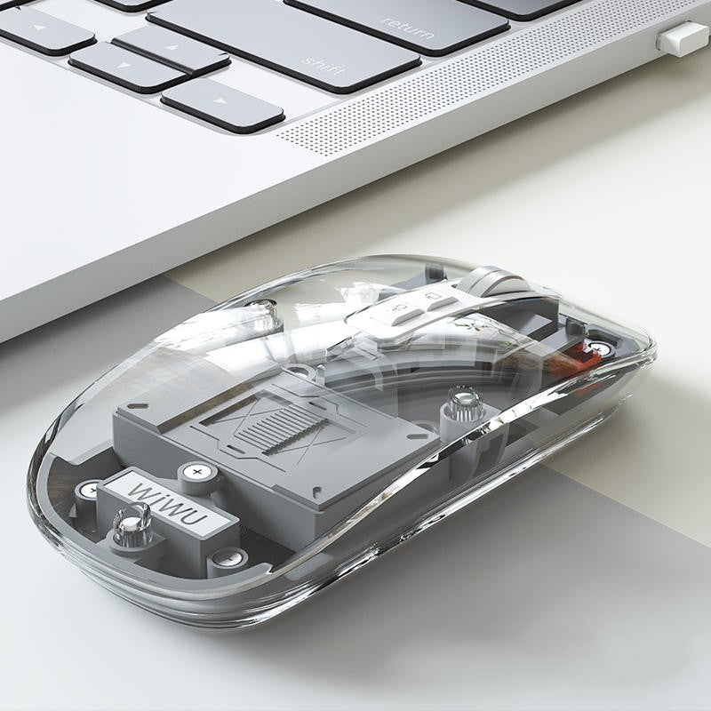 Avelena | Transparente drahtlose stille Bluetooth-Maus