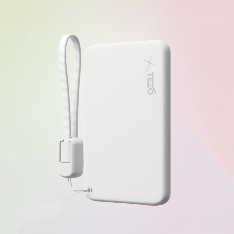 Avelena | Ultra-Dünne Farbige Magnetische Lade-Powerbank Mit Eingebautem Lanyard
