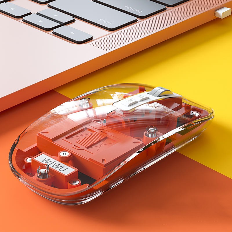 Avelena | Transparente drahtlose stille Bluetooth-Maus