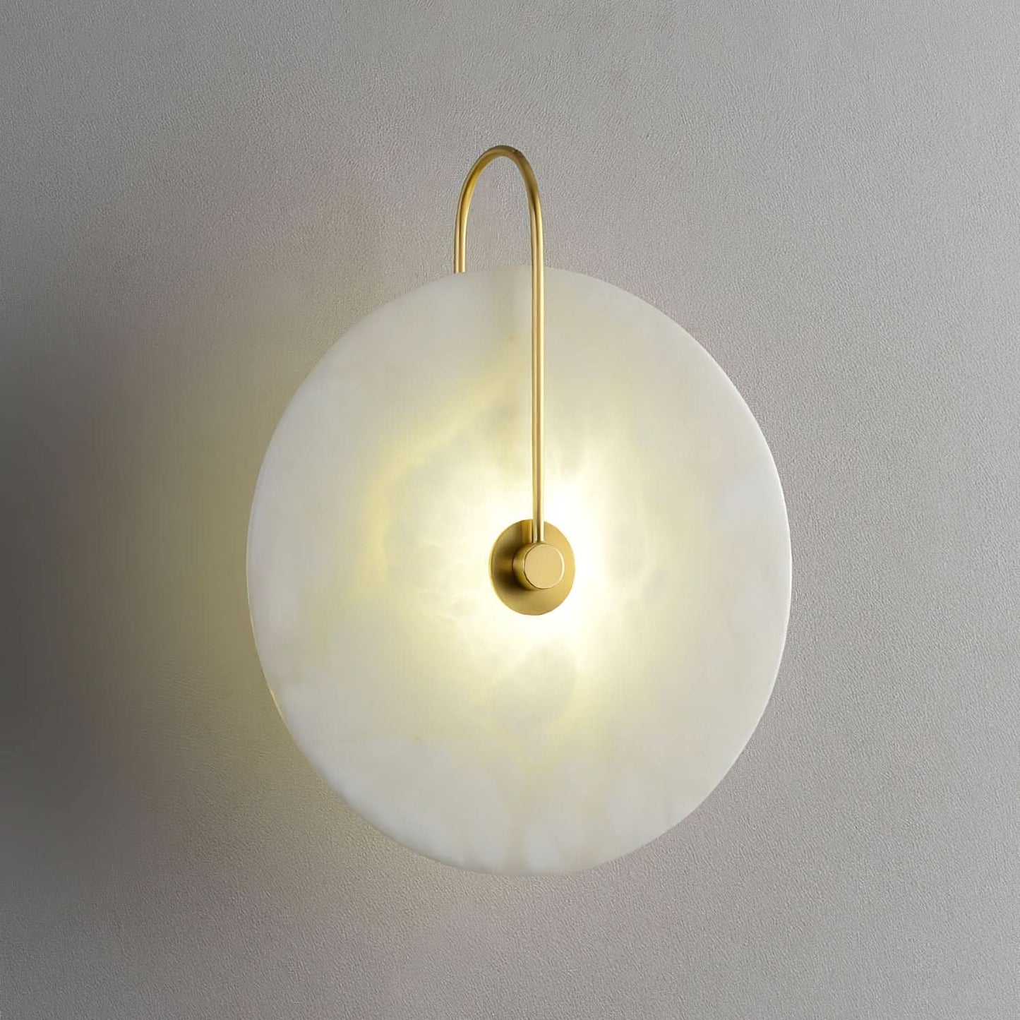 Avelena | Alabaster LED Wandleuchte – Modernes Ambientebeleuchtung