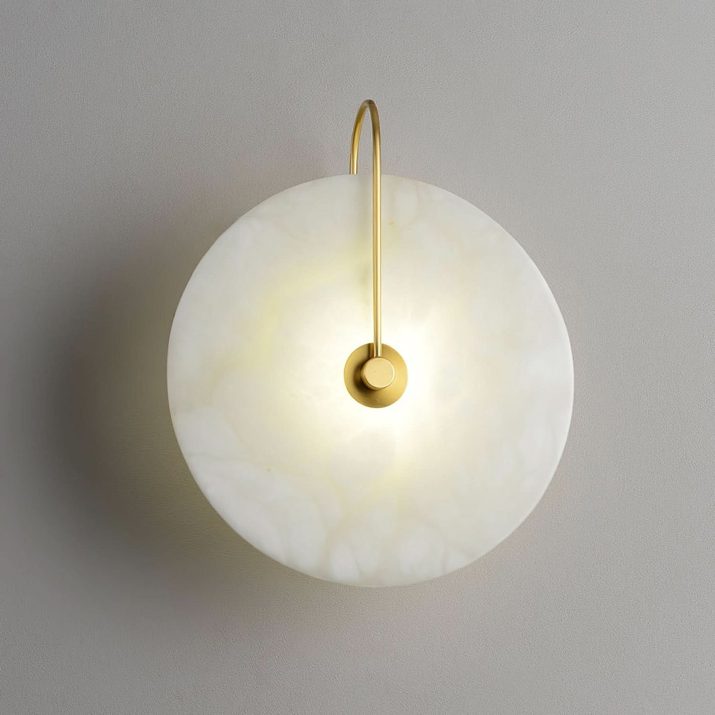 Avelena | Alabaster LED Wandleuchte – Modernes Ambientebeleuchtung