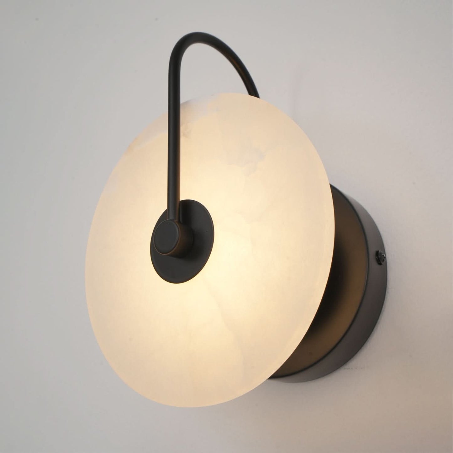 Avelena | Alabaster LED Wandleuchte – Modernes Ambientebeleuchtung