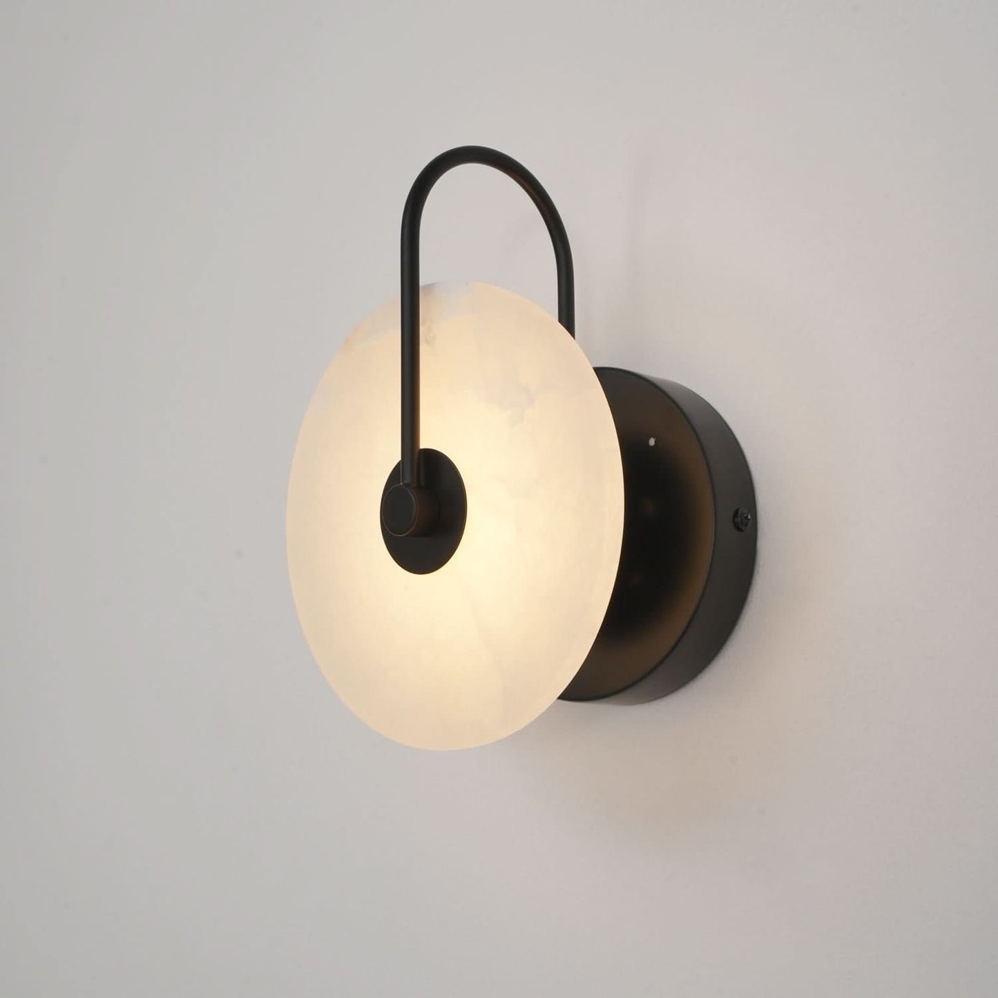 Avelena | Alabaster LED Wandleuchte – Modernes Ambientebeleuchtung