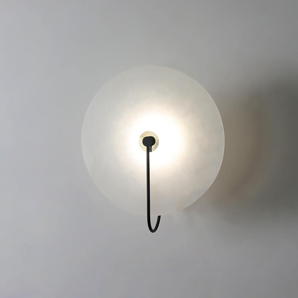 Avelena | Weiße Alabaster-Wandlampe