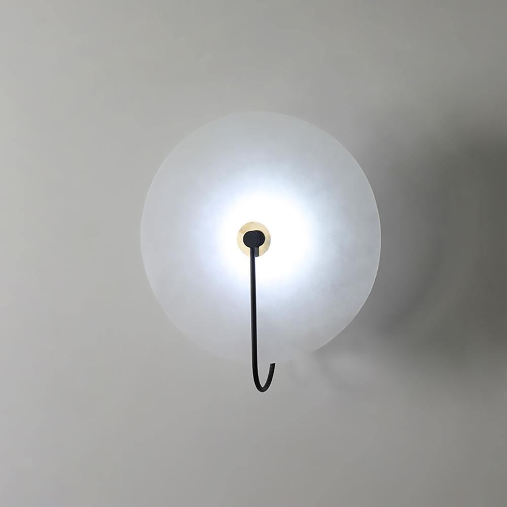 Avelena | Weiße Alabaster-Wandlampe